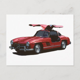 Cartão Postal Clássico Mercedes Benz SLR300 Gullwing Poster