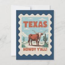 Clássico Texano Antigo Cowboy Longhorn