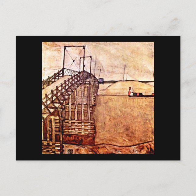 Cartão postal clássico/Vintage-Egon Schiele 34 (Frente)