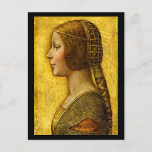 Cartão postal clássico/Vintage-Leonardo da Vinci