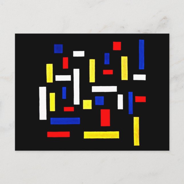 Cartão postal clássico/Vintage-Theo Van Doesburg 5 (Frente)
