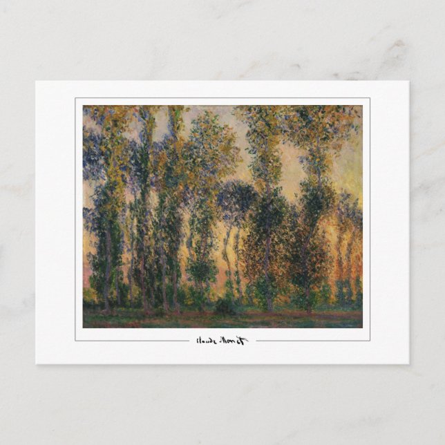 Cartão Postal Claude Monet #355-2 - Arte Refinada (Frente)