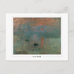Cartão Postal Claude Monet #668 - Belas Artes