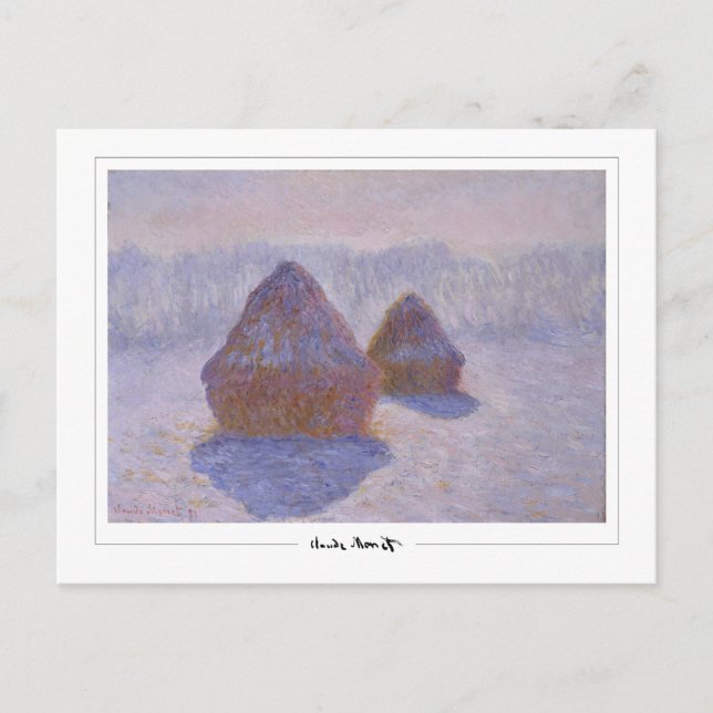 Cartão Postal Claude Monet #670 - Arte Refinada (Frente)