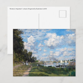 Cartão Postal Claude Monet - A Bacia do Argenteuil