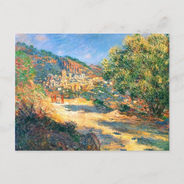 Cartão Postal Claude Monet: A estrada para Monte Carlo (Frente)