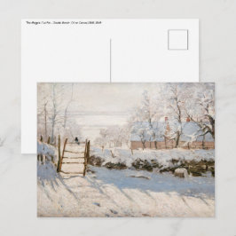 Cartão Postal Claude Monet - A Pega