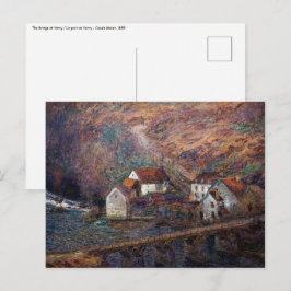 Cartão Postal Claude Monet - A Ponte em Vervy