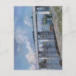 Cartão Postal Claude Monet A Ponte Ferroviária na Argentina em