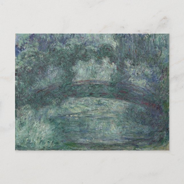 Cartão Postal Claude Monet - A ponte japonesa (Frente)