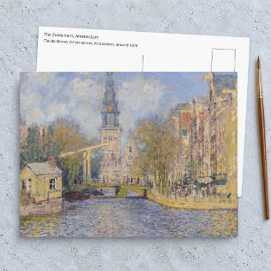 Cartão Postal Claude Monet - A Zuiderkerk, Amsterdã