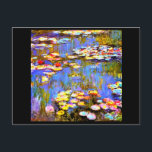Cartão Postal Claude Monet Água Lírios, Belas Artes,<br><div class="desc">Claude Monet,  Lírios De Água,  Belas Artes</div>