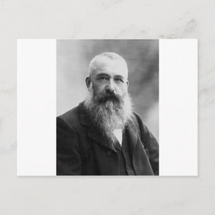 Cartão Postal Claude Monet Artist Painter Destiny Gifts
