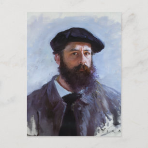 Cartão Postal Claude Monet, Autorretrato com Boina,