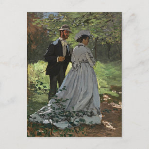 Cartão Postal Claude Monet - Bazille e Camille,