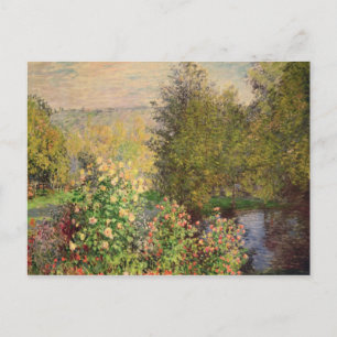 Cartão Postal Claude Monet Canto do Jardim de Montgeron