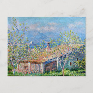Cartão Postal Claude Monet: Casa dos Jardineiros em Antibes