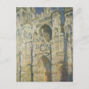 Cartão Postal Claude Monet Catedral de Rouen em Cheio