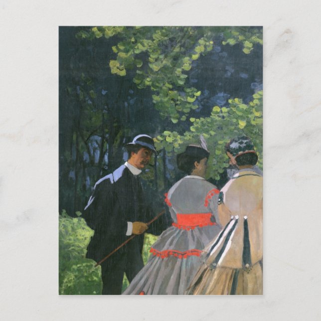 Cartão Postal Claude Monet | Dejeuner sur l'Herbe, Chailly (Frente)