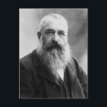 Cartão Postal Claude Monet Foto Retrait<br><div class="desc">Foto de Claude Monet de 1899.</div>