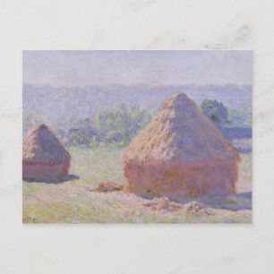 Cartão Postal Claude Monet   Granuleiros no final do Verão
