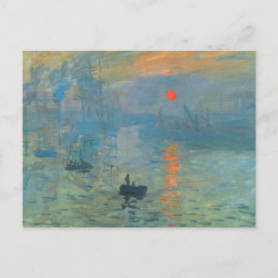Cartão Postal Claude Monet Impressão
