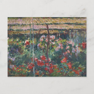 Cartão Postal Claude Monet - Jardim de Peony