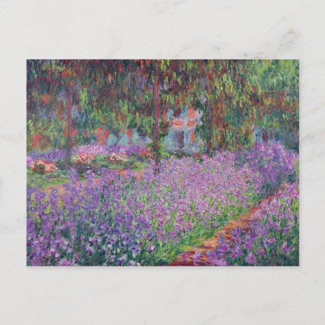 Cartão Postal Claude Monet | Jardim do Artista em Giverny (Frente)