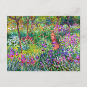 Cartão Postal Claude Monet: Jardim Íris em Giverny