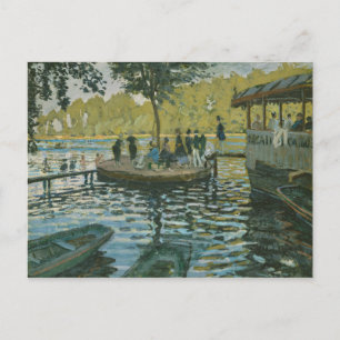 Cartão Postal Claude Monet La Grenouillere