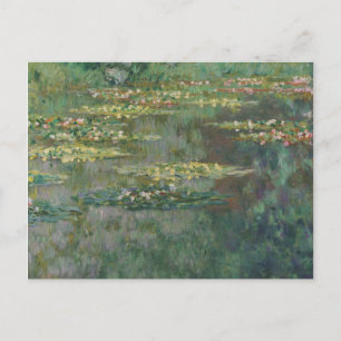 Cartão Postal Claude Monet Lago de Nenúfares Galeria de Arte Fin