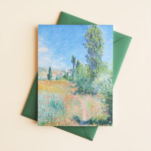 Cartão Postal Claude Monet Landscape in Ile Santo Martin