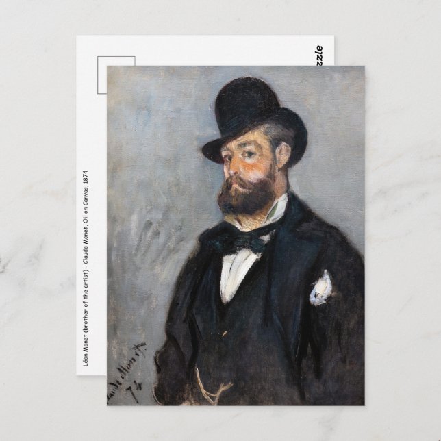Cartão Postal Claude Monet - Leon Monet (Frente/Verso)