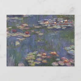 Cartão Postal Claude Monet Lírios de Água