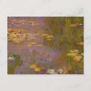 Cartão Postal Claude Monet Lírios De Água Ninfas
