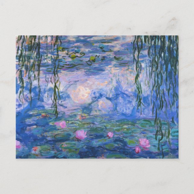 Cartão Postal Claude Monet - Lírios Hídricos (Frente)