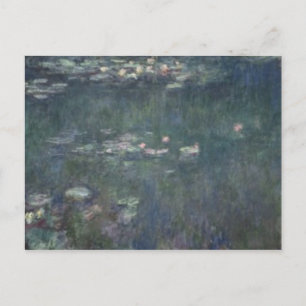 Cartão Postal Claude Monet   Lírios: Reflexões Verdes
