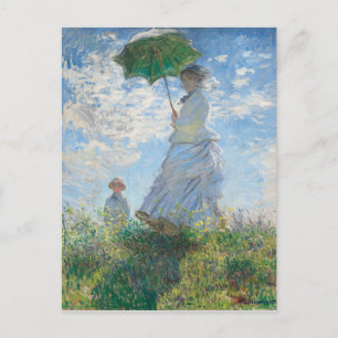 Cartão Postal Claude Monet Madame Monet e Seu Filho (1875)