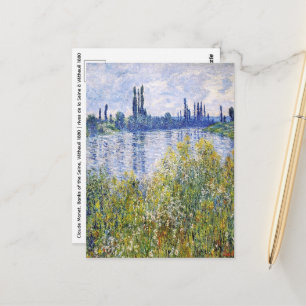 Cartão Postal Claude Monet. Margens do Sena, Vétheuil