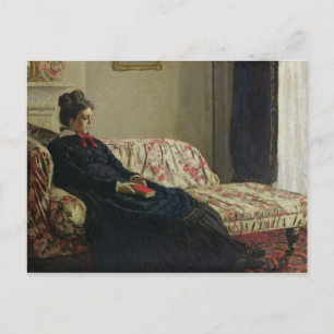Cartão Postal Claude Monet   Meditação ou Madame Monet