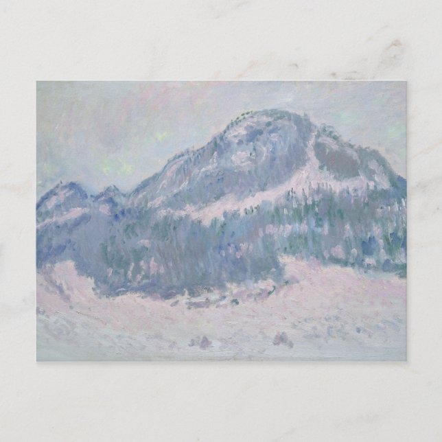Cartão Postal Claude Monet | Monte Kolsaas, Noruega, 1895 (Frente)