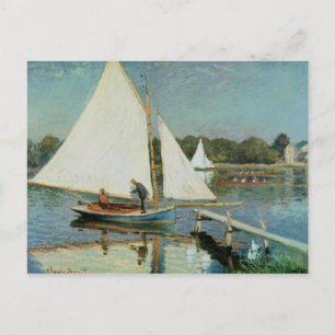 Cartão Postal Claude Monet Navegação na Argentina, c.1874