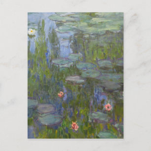 Cartão Postal Claude Monet - Nenúfares