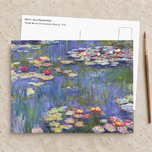 Cartão Postal Claude Monet - Nenúfares / Ninféias
