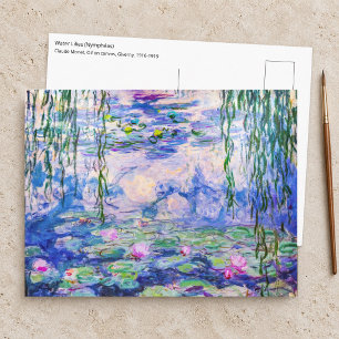 Cartão Postal Claude Monet - Nenúfares / Nympheas 1919