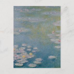 Cartão Postal Claude Monet   Ninféias em Giverny, 1908