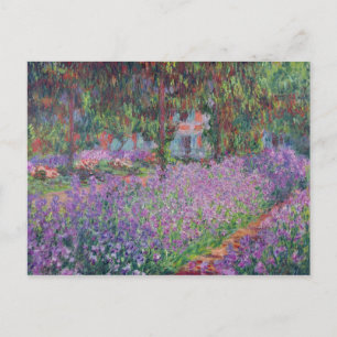 Cartão Postal Claude Monet   O Jardim do Artista em Giverny