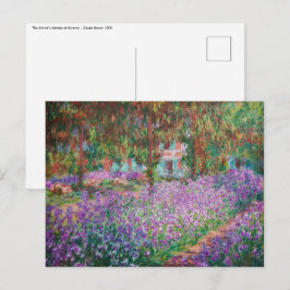 Cartão Postal Claude Monet - O Jardim do Artista em Giverny