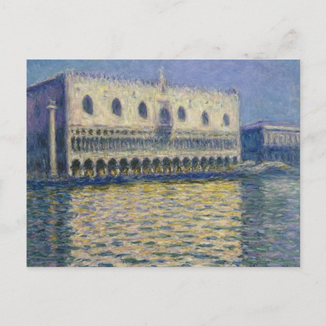 Cartão Postal Claude Monet - O Palácio Dos Cães (Frente)