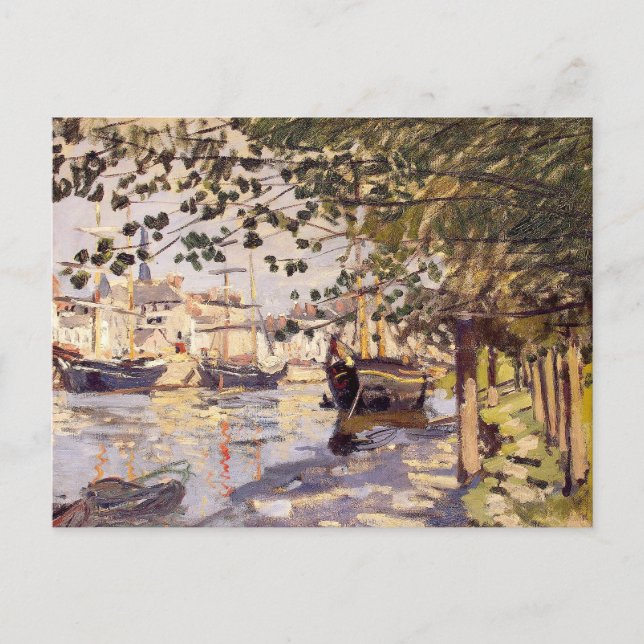 Cartão Postal Claude Monet. O Sena em Rouen (Frente)